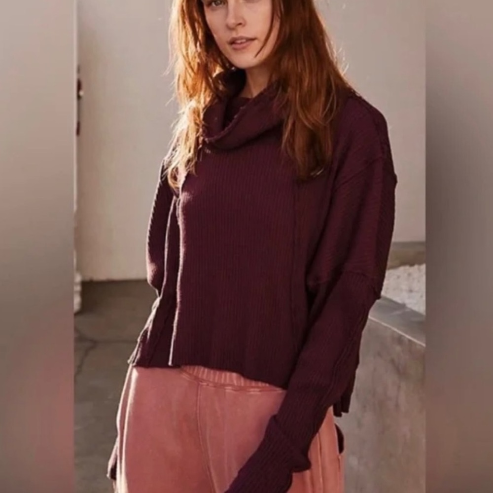 Free People Juicy Long Sleeve Tunic Top NWT